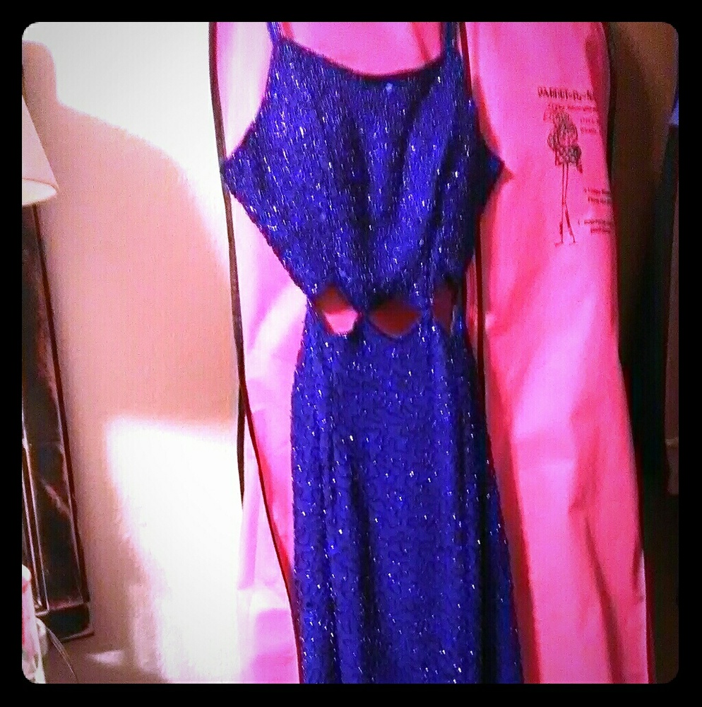 SALE*Prom/Sean Dress Beautiful Beaded Blue